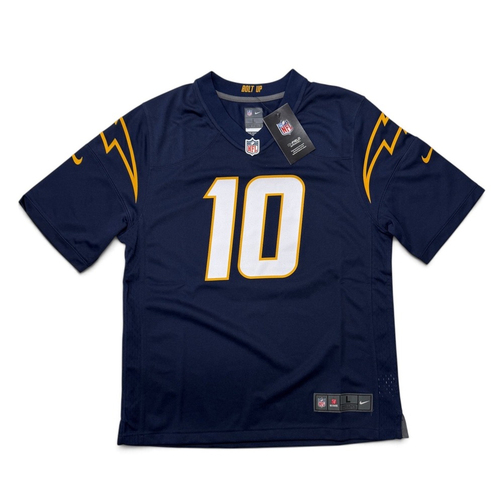 Nike Justin Herbert Los Angeles Chargers Jersey Youth Large Navy Blue 14/16 NWT